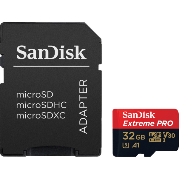 SanDisk Extreme PRO microSDHC 32 GB geheugenkaart