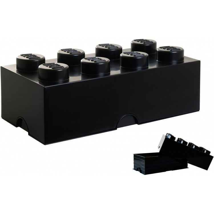 Room Copenhagen LEGO Storage Brick 8 Zwart opbergdoos