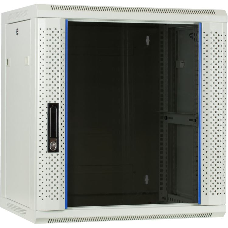 DSI 12U witte wandkast met glazen deur - DS6412W server rack