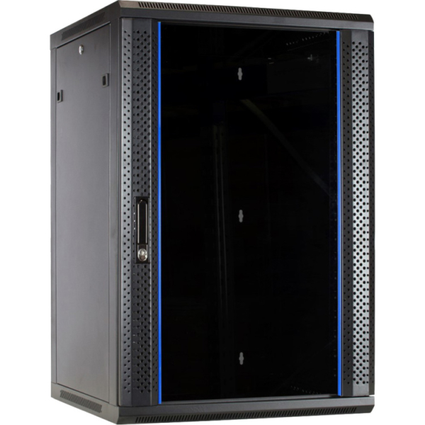 DSI 18U wandkast met glazen deur - DS6618-WAND server rack
