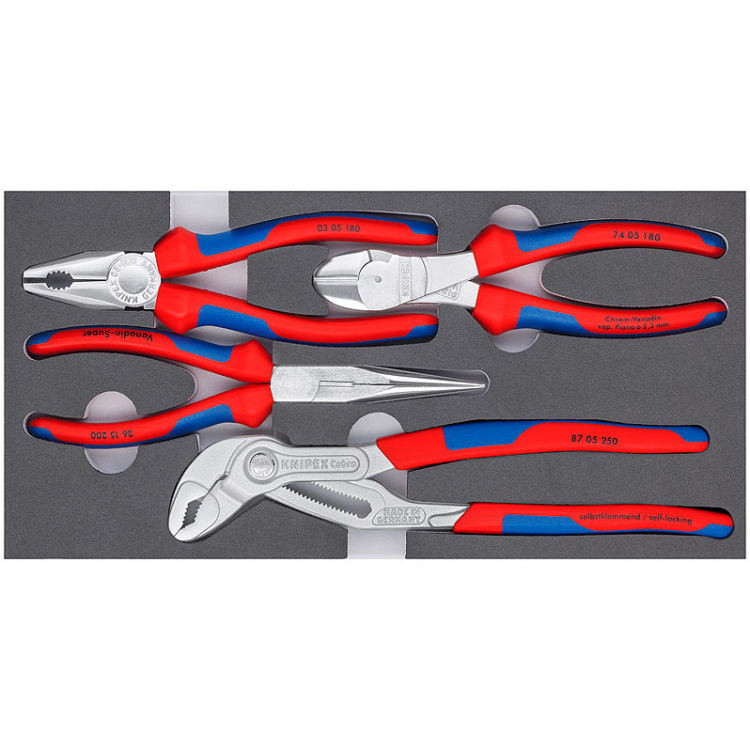KNIPEX Zangen-Set Basic Chrom 00 20 01 V17 tangenset