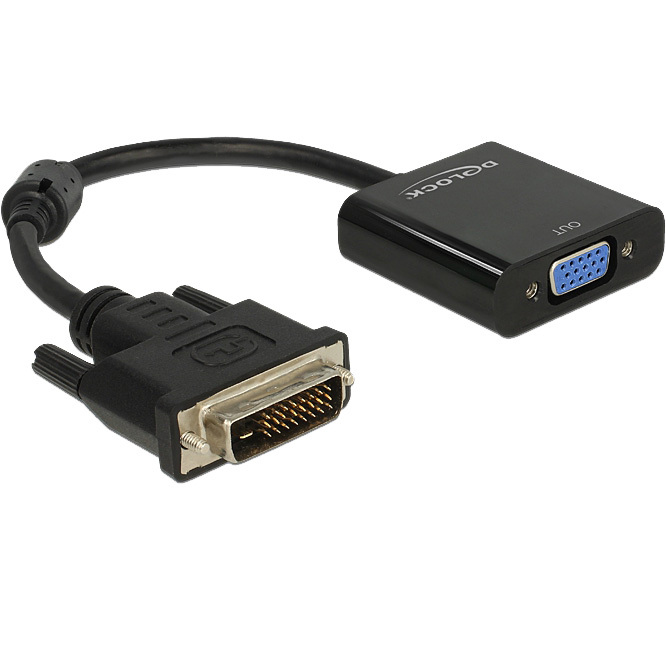 DeLOCK Adapter DVI-D 24+1 male > VGA female