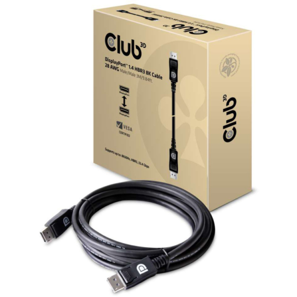 Club 3D DisplayPort 1.4 HBR3 8K kabel