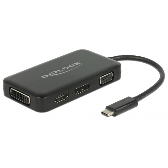 DeLOCK USB-C > VGA / HDMI / DVI / DisplayPort adapter