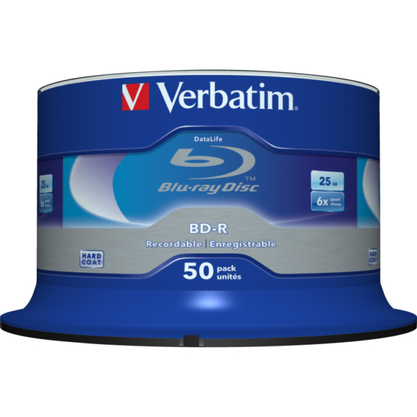 Verbatim BD-R SL Datalife 25 GB blu-ray media