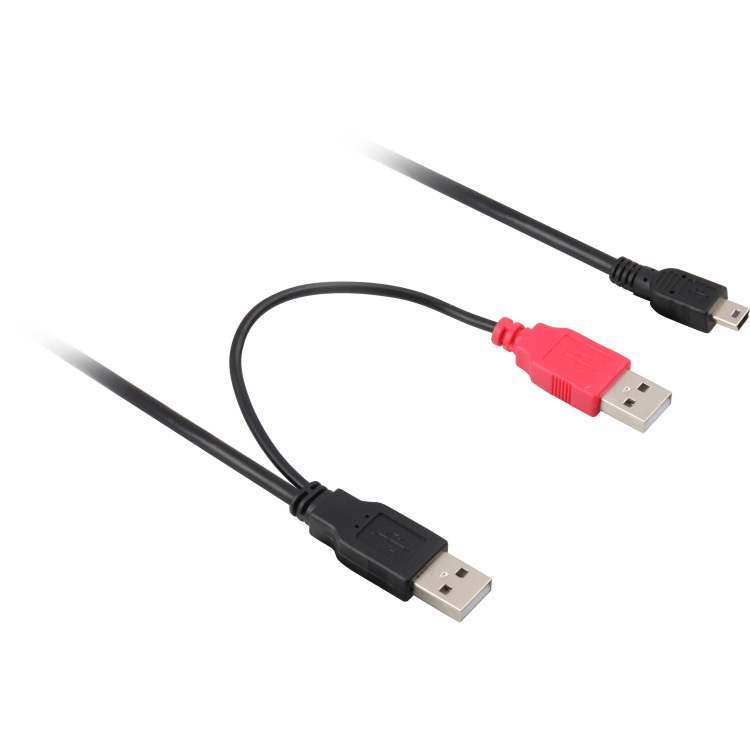 DeLOCK 2x USB-A 2.0 male > USB mini 5-Pin splitterkabel