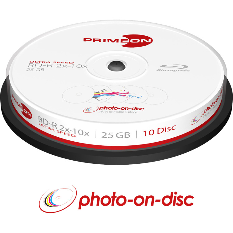 PRIMEON BD-R 25 GB 10x blu-ray media
