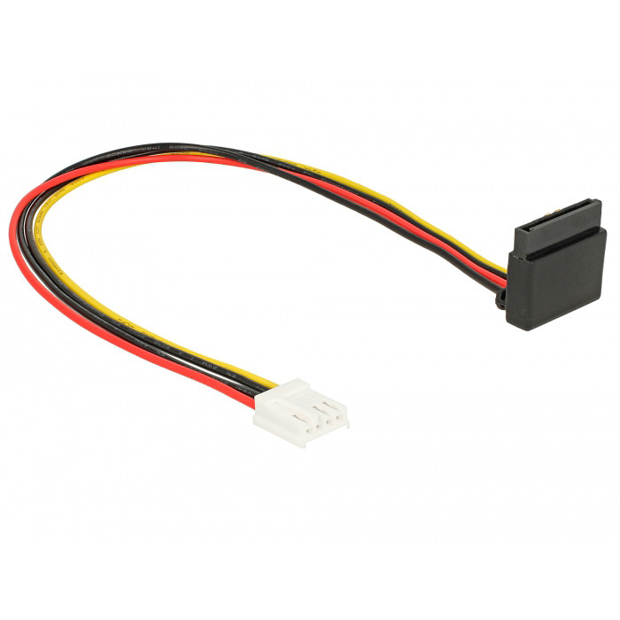 DeLOCK Floppy 4 pin female > SATA 15 pin female kabel