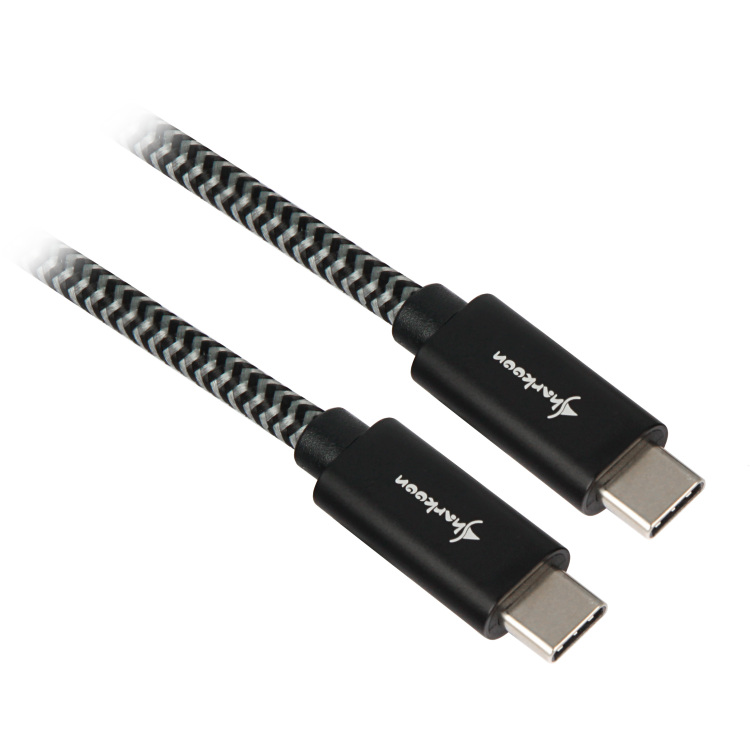 Sharkoon USB 3.2 kabel, USB-C > USB-C