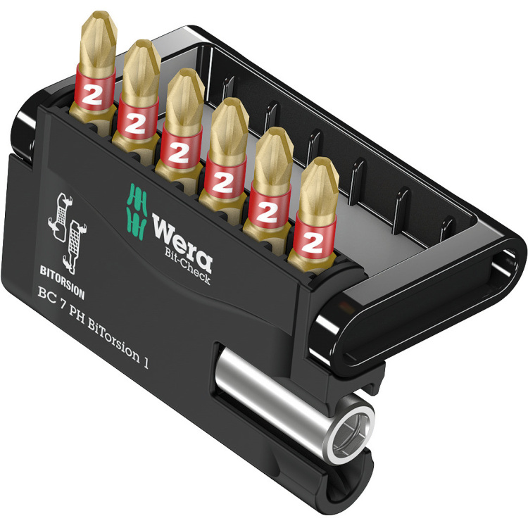 Wera Bit-Check 7 PH BiTorsion 1 bitset