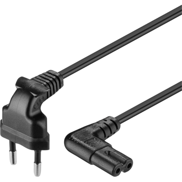 goobay Eurostekker > C7 90° kabel