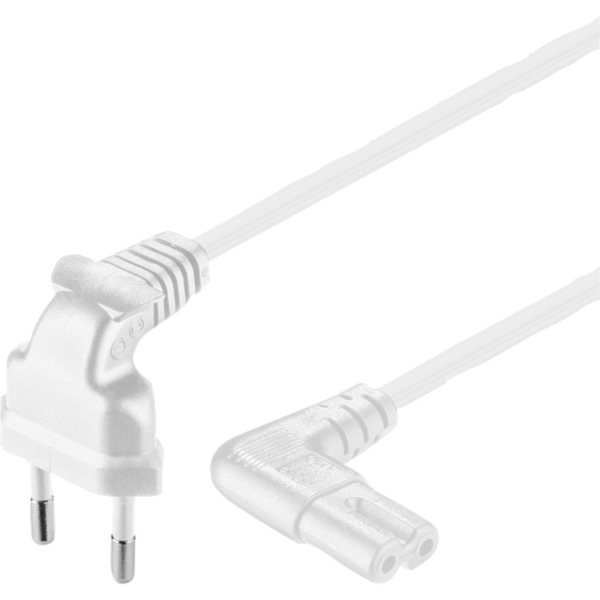 goobay Eurostekker > C7 90° kabel
