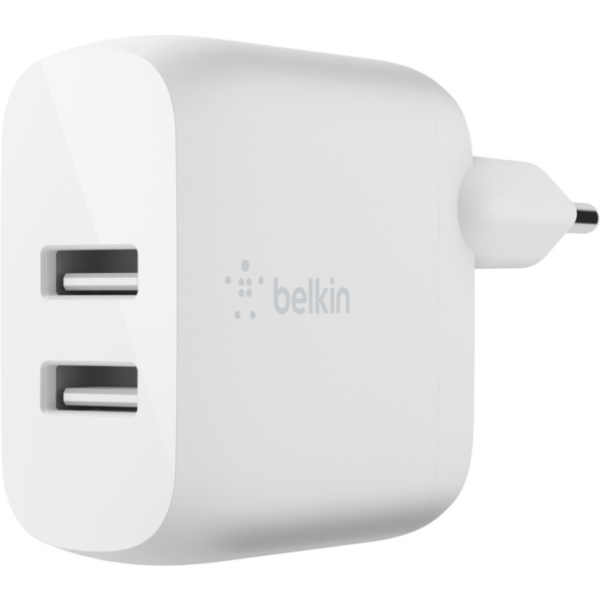 Belkin Boost Charge 2-poorts USB-A wandlader oplader