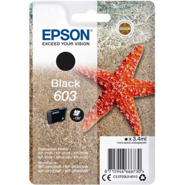 Epson Singlepack Black 603 Ink inkt