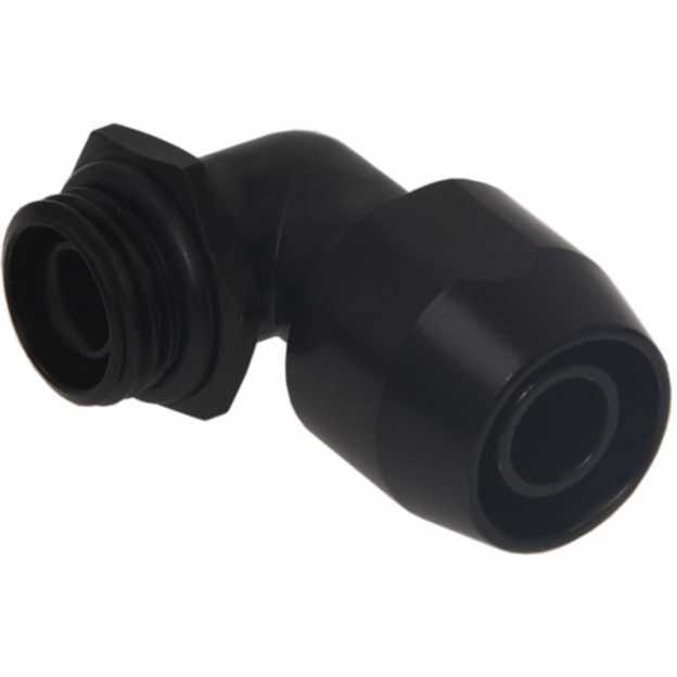 Alphacool HF compression fitting TPV Metall - 90° rotatable 12,7/7,6mm verbinding