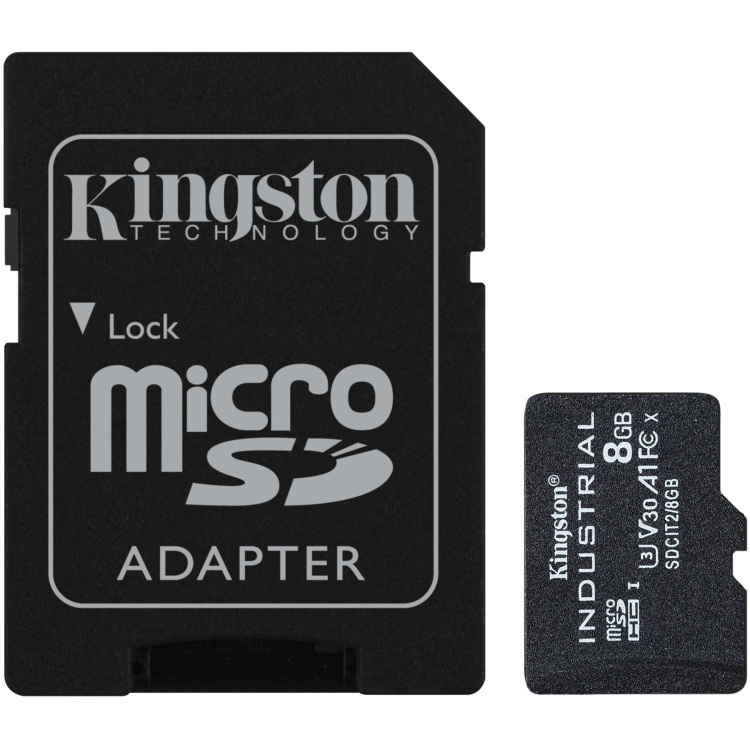 Kingston Industrial microSDHC 8GB geheugenkaart