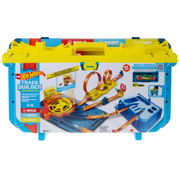 Mattel Track Builder Unlimited Rapid Launch Builder Box racebaan