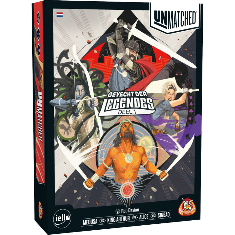 White Goblin Games Unmatched: Gevecht der Legendes Bordspel