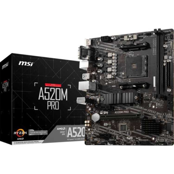 MSI A520M PRO moederbord