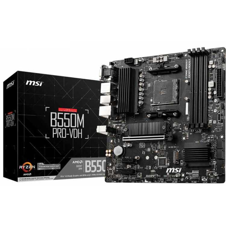MSI B550M PRO-VDH moederbord