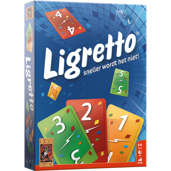 999 Games Ligretto blauw Kaartspel