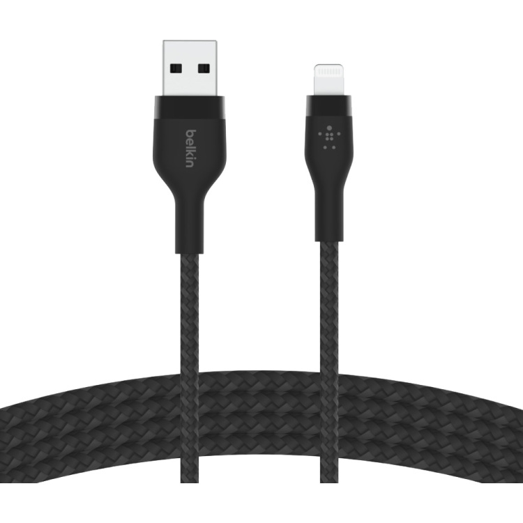 Belkin BoostCharge Pro Flex USB-A-kabel met Lightning-connector