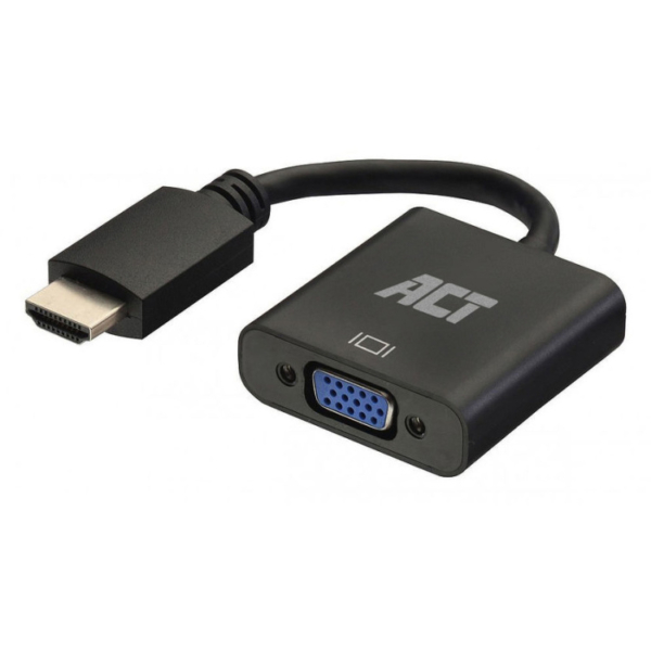 ACT Connectivity HDMI naar VGA Converter met audio adapter