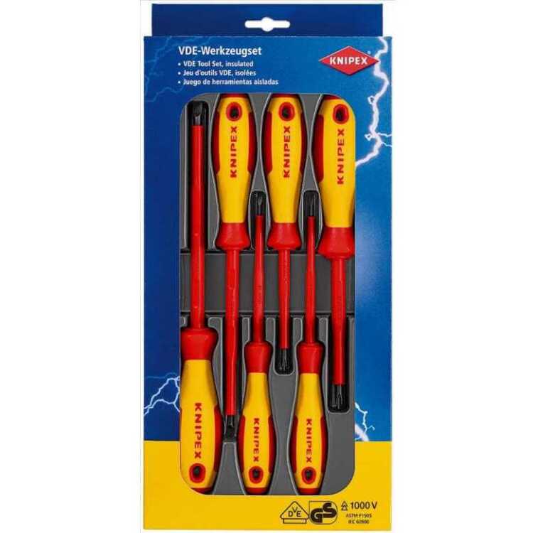 KNIPEX Schroevendraaierset 00 20 12 V01 VDE
