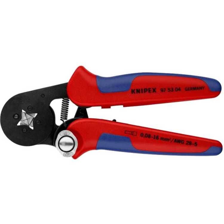KNIPEX Zelfinstellende krimptang voor adereindhulzen 97 53 04 SB