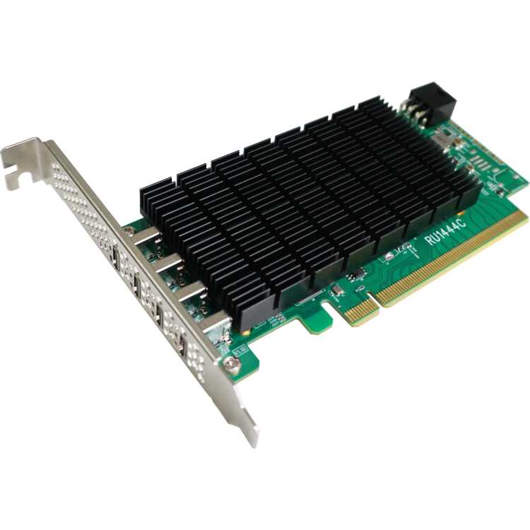 HighPoint RocketU 1444C PCIe 3.0x16 USB 3.2 Gen 2 20Gb/s usb-controller