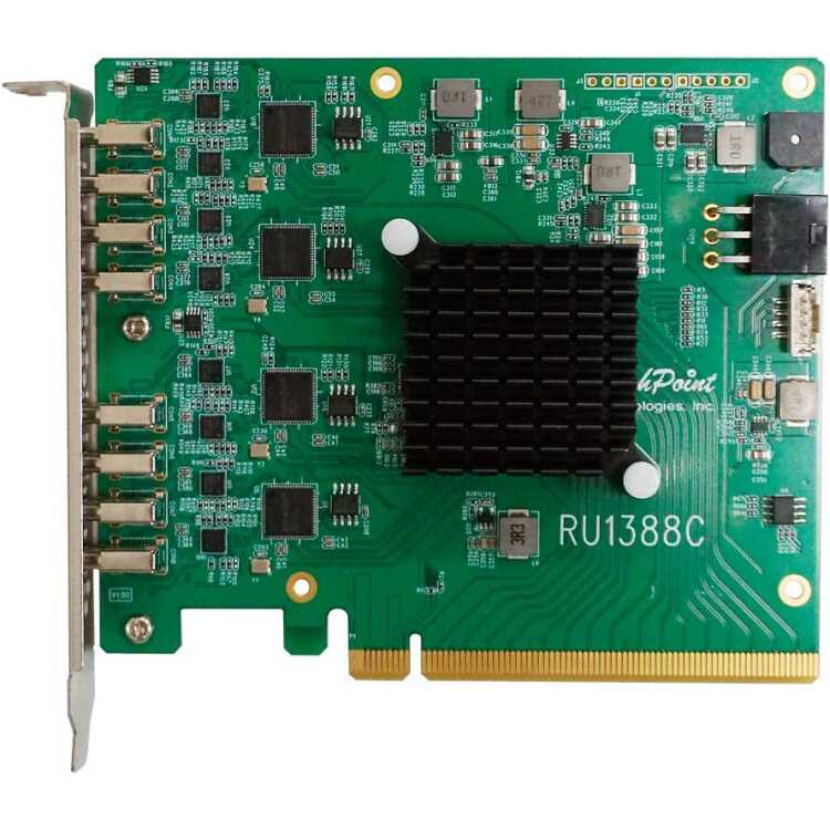 HighPoint RocketU 1388D 8x PCIe 3.0 x16 usb-controller