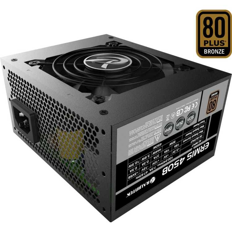 RAIJINTEK ERMIS 450B voeding