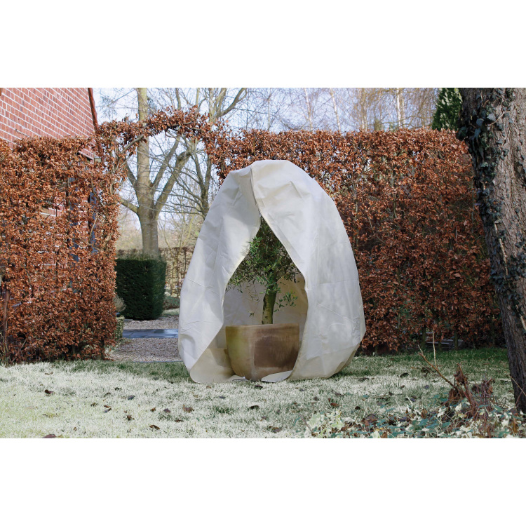 Nature Winterafdekhoes met rits, 70 g/m² afdekking