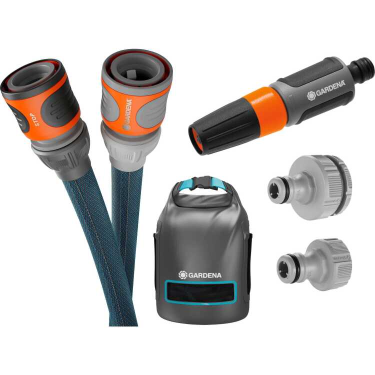 GARDENA Textielslang Liano Xtreme 15 m Set, met opbergtas