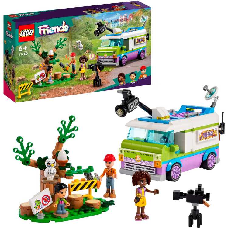 LEGO Friends - Nieuwsbusje Constructiespeelgoed