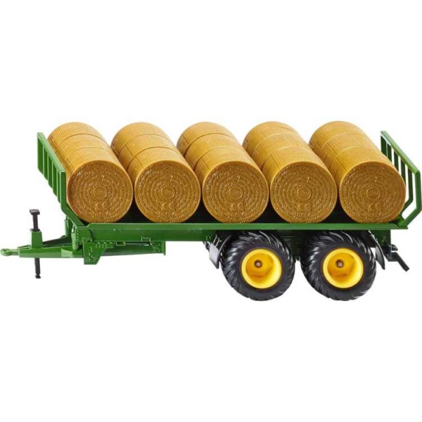 SIKU Farmer - Ronde balenpers met hooibalen modelvoertuig