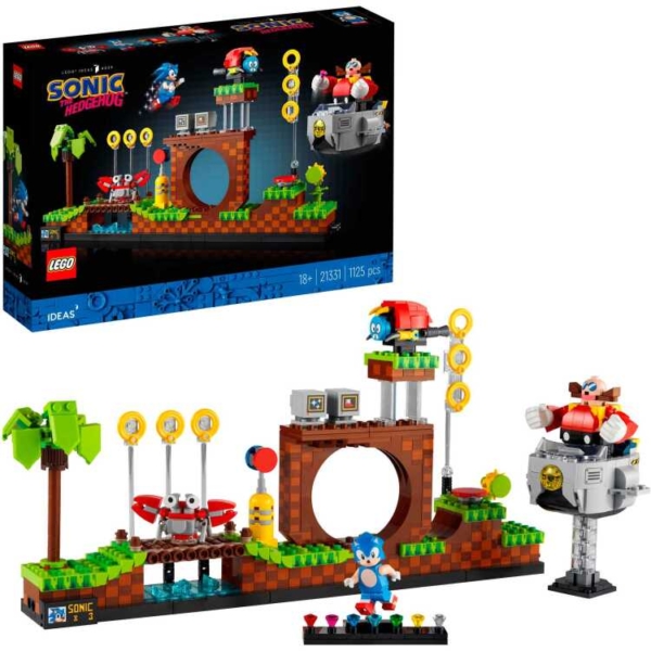 LEGO Ideas - Sonic the Hedgehog - Green Hill Zone Constructiespeelgoed
