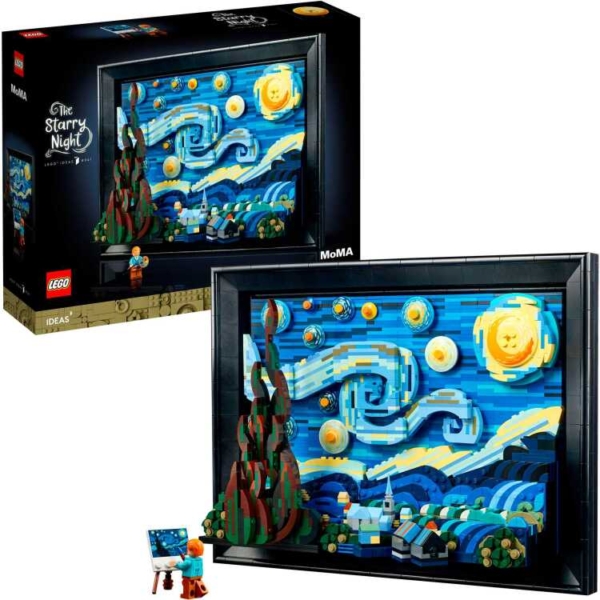 LEGO Ideas - Vincent van Gogh - De sterrennacht Constructiespeelgoed