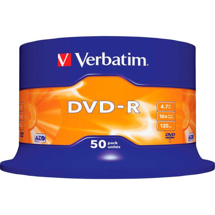 Verbatim DVD-R 4,7 GB blanco dvd's