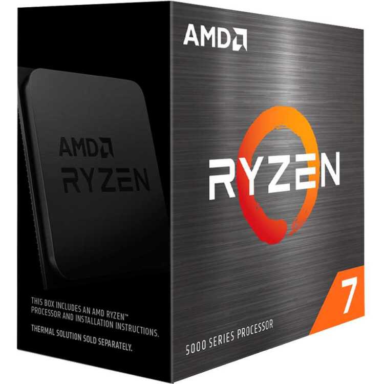 AMD Ryzen 7 5700X, 3,4 GHz (4,6 GHz Turbo Boost) processor
