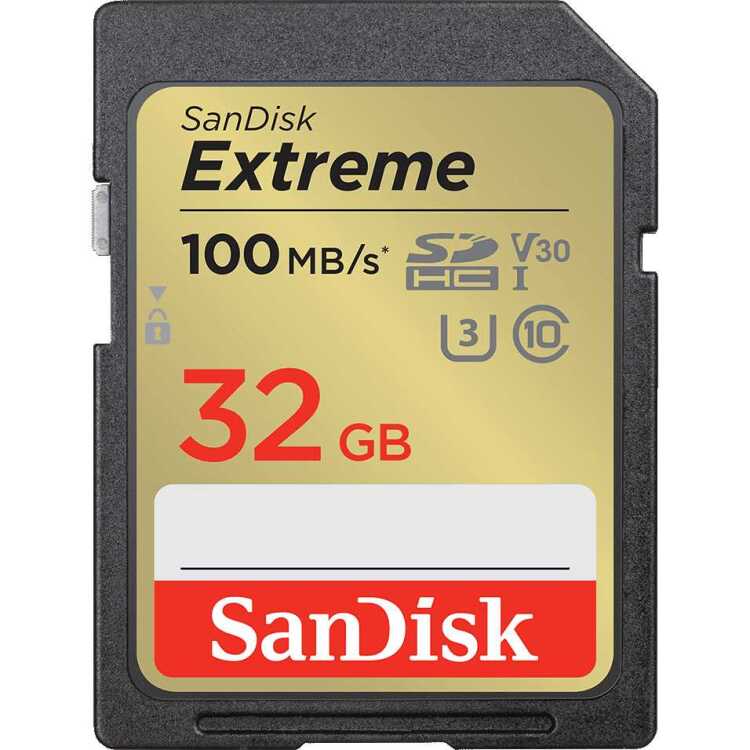 SanDisk Extreme SDHC 32 GB geheugenkaart