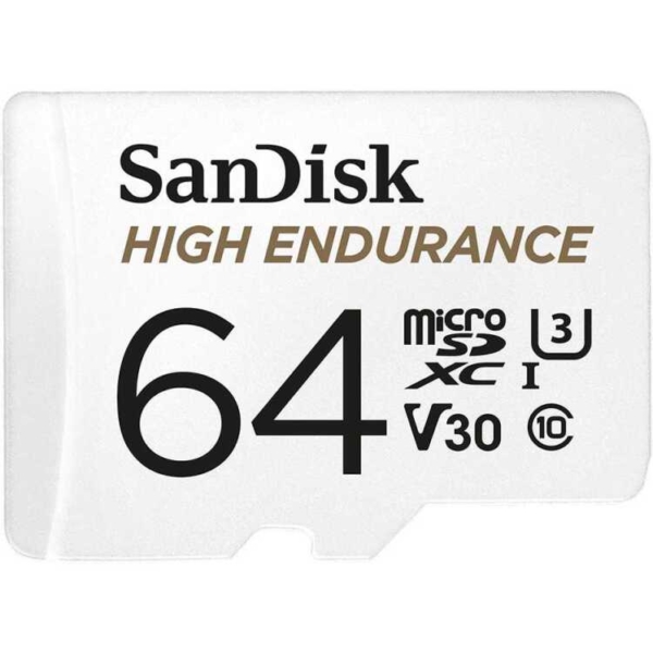 SanDisk High Endurance microSDXC 64 GB geheugenkaart
