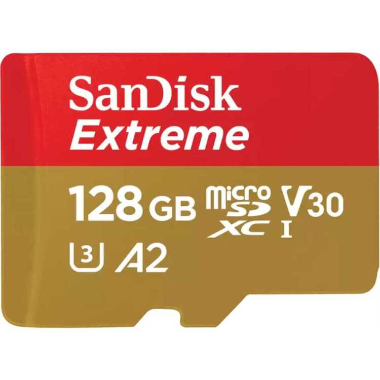 SanDisk Extreme microSDXC 128 GB geheugenkaart