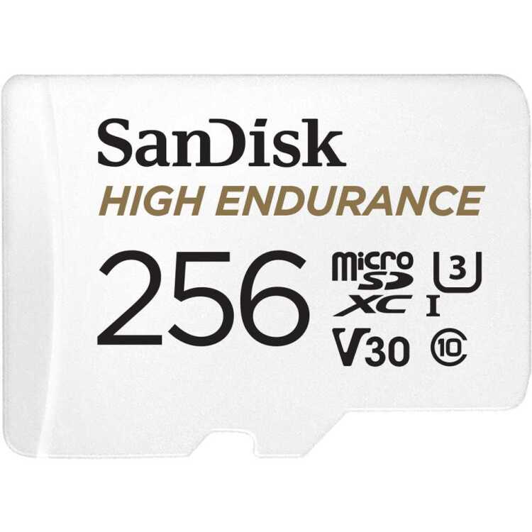 SanDisk High Endurance microSDXC 256GB geheugenkaart