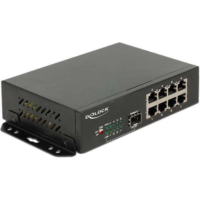 DeLOCK Gigabit Ethernet Switch 8 Port + 1 SFP