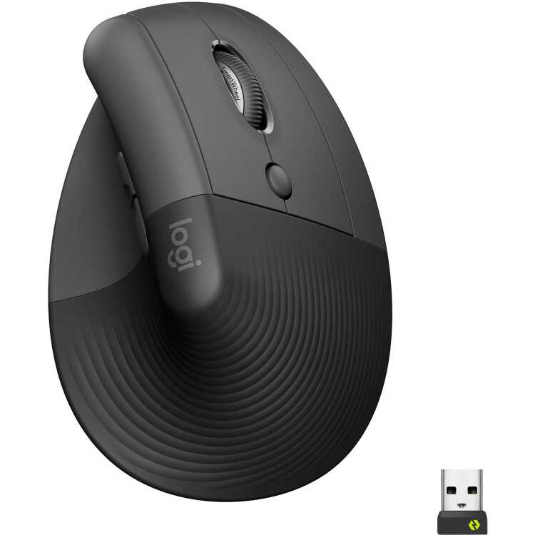 Logitech Lift Vertical Ergonomische Muis - Rechtshandig