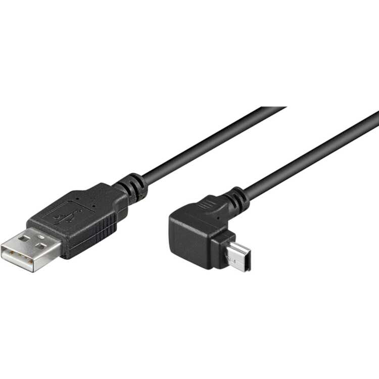 goobay USB-A > Mini USB 90º kabel