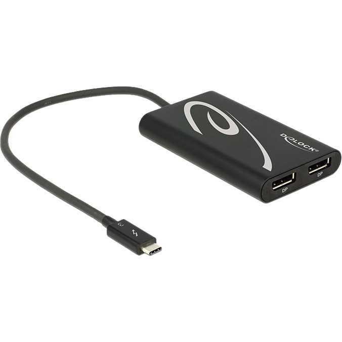 DeLOCK Thunderbolt 3 > 2x DisplayPort adapter