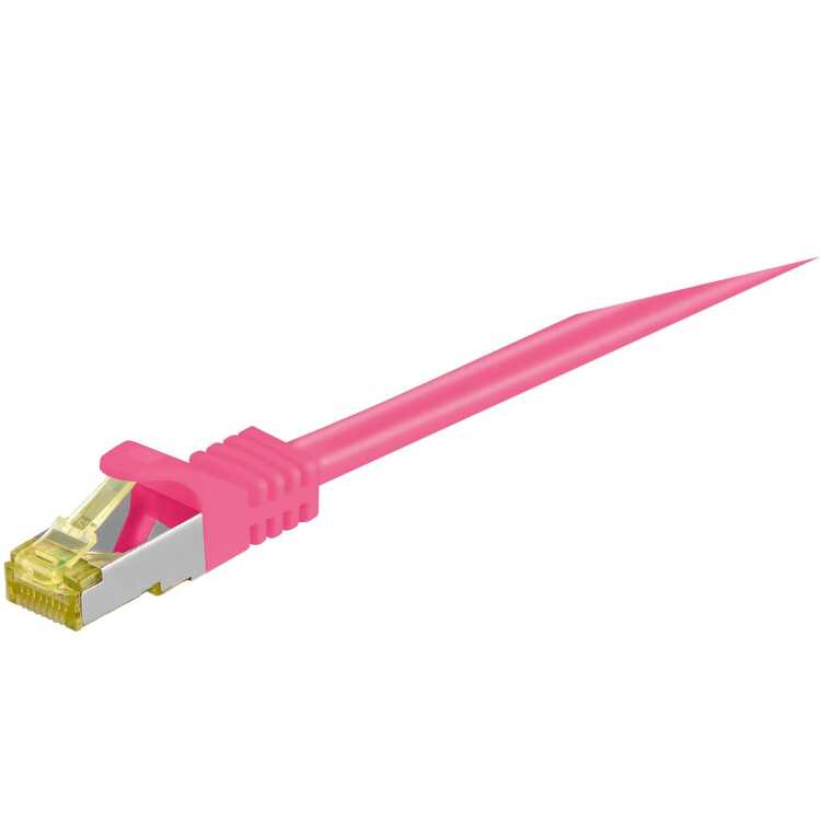 goobay Patchkabel RJ-45 Cat.6a S/FTP (PIMF), met Cat.7