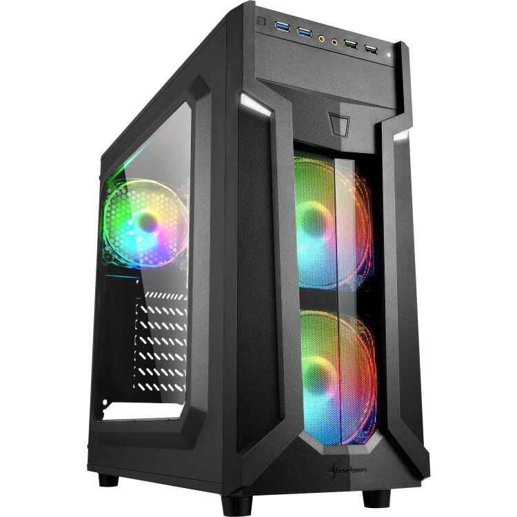 Sharkoon VG6-W RGB midi tower behuizing